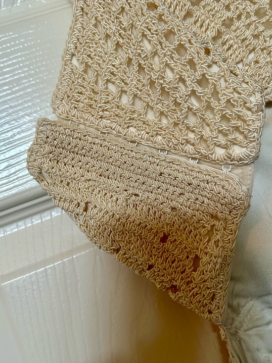 Jonathan Simkhai Ivory Crochet Bodice Slip - Picture 11 of 13